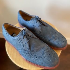 Polo Ralph Lauren Orrick blue wingtip oxfords size 9 Mens